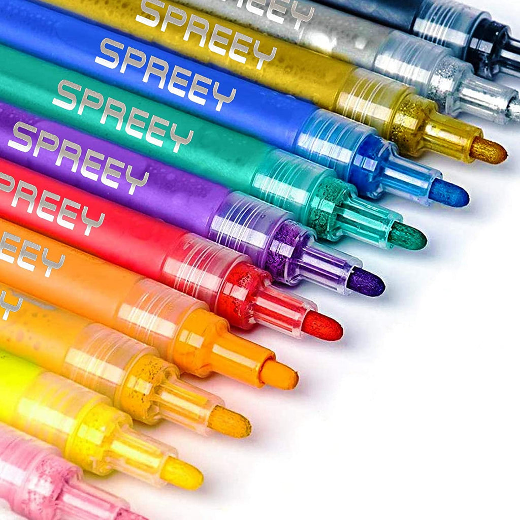 Acrylic Paint Pens For Rock Painting, Art Supplies 24 Colors Paint